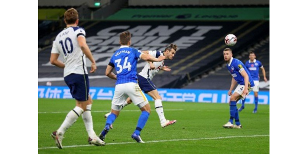 Gareth Bale strzela pierwszego gola w Tottenham Hotspur